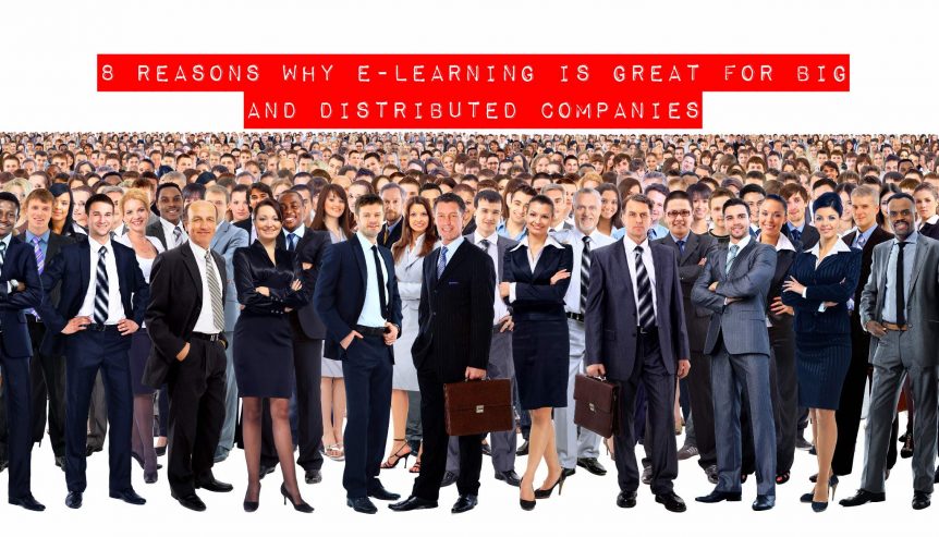 elearning large distribute companies