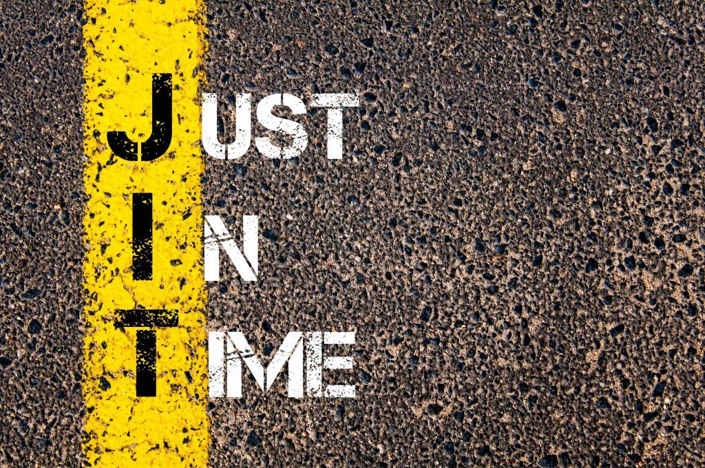 just in time training just in time training