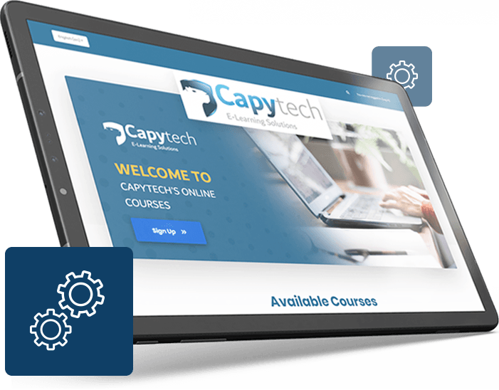 Capytech Arabic LMS tablet - Capytech Arabic